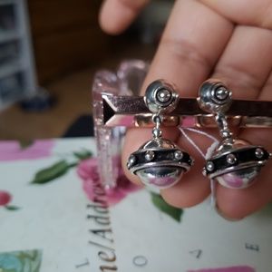Handmade silver earring